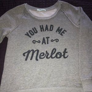 Beaded super soft sweater